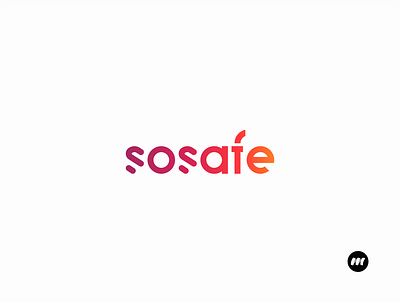 sosafe wordmark logo design Client Work client work lettermark logo logo designer for hire logodesign logos s letter simple logo design software company tech wordmark logo