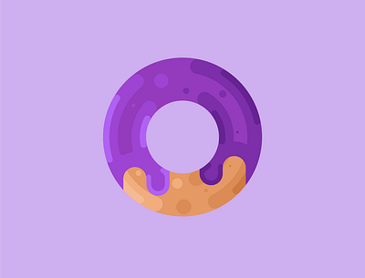 Delicious Donut art design donut flat icon illustration illustrator logo minimal vector