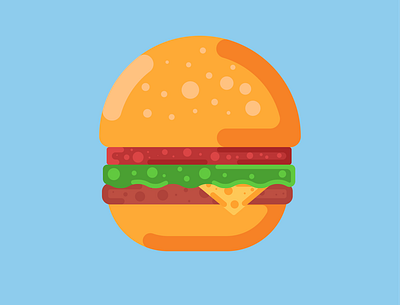 Delicious Burger art branding burger burger logo delicious burger delicious burger design flat icon illustration illustrator logo minimal vector