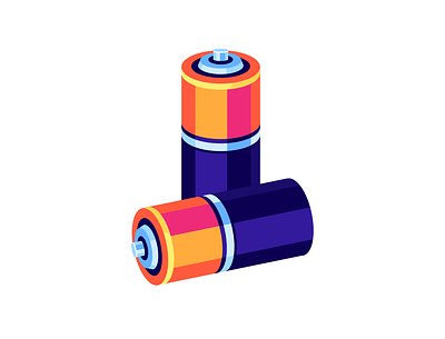 Battery art battery branding design flat flat design flat illustration flatdesign graphic design icon illustration illustrator logo minimal vector