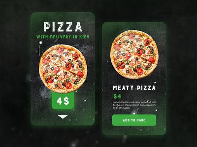 Pizza Delivery App app branding delivery design mobile pizza pizza app ui