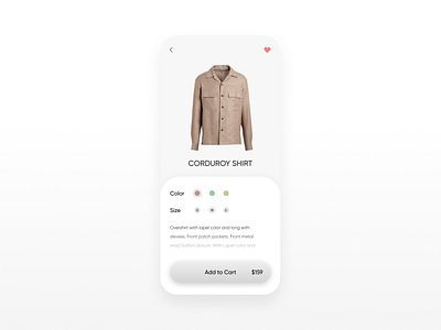 Clothes Shirt App app branding clothes design mobile shirt ui ux