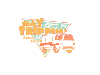 Day Trippin’ 80s classic day graphic high retro road shirt style tee trippin van vintage weed