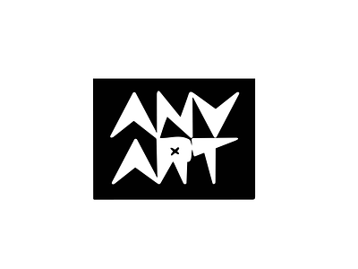 Anvart logo art brand branding character font logo personal text