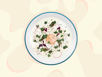 Lunch time design food food illustration graphic design illustration pastel colors vector vector illustration