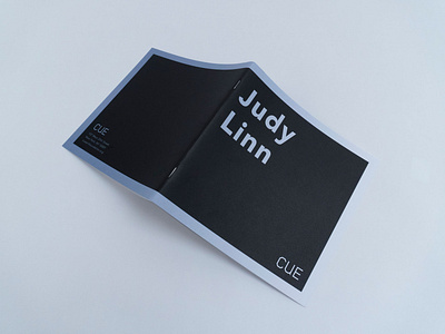 Artist book series: Judy Linn book book design branding gradient typography