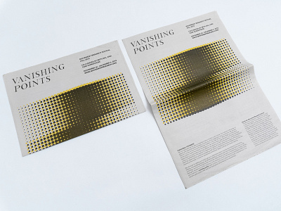 Performance Festival Newsprint Brochure branding illustration newsprint op art serif font