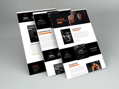 Fitster Gym Layout divi divi theme fitness gym landing page