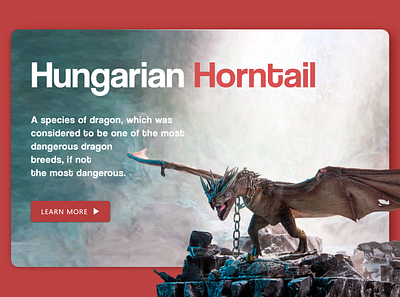 Hungarian Horntail - Dragon UI Concept concept dragon fantasy goblet of fire harry potter harrypotter horntail hungarian hungary ui uidesign