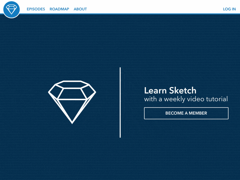 SketchCasts' Homepage animation background header sketchcasts web