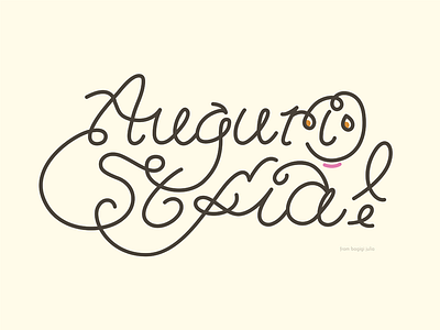 Auguri Sofia auguri lettering