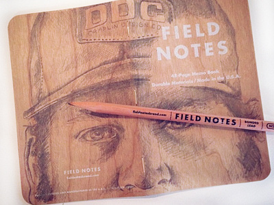 Draplin draplin drawing field notes wood grain