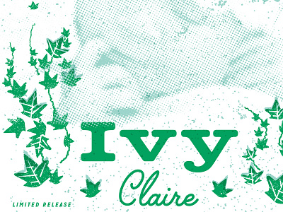 Ivy's Birth Announcement: Detail baby birth announcement ivy letterpress plants seed seeds