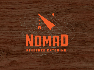 Nomad brand brand and identity branding canada compass direction logo north