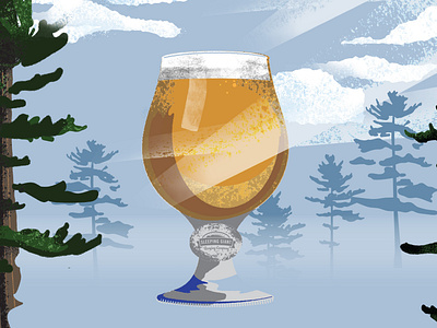 Beer Fest Poster beer craft beer glass illistration poster