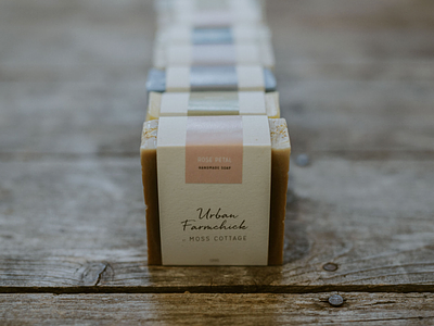 Urban Farmchick Soap essential oil label labeldesign package packaging design packaging mockup packagingpro