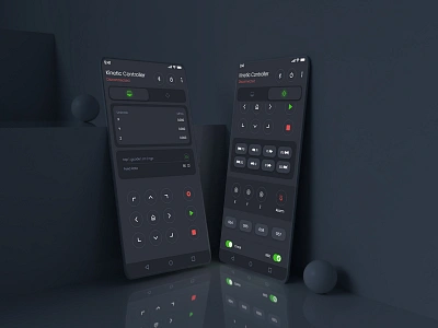 Kinetic App UI Design application clean clean ui dark dark app dark ui