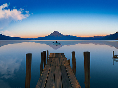 Wooden bridge