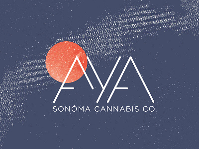 Aya Logo cannabis marijuana milky way packaging sonoma stars weed