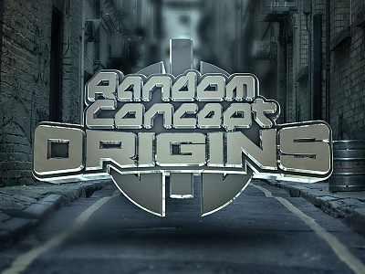 Branding & Digital Art for Random Concept Origins. 3d artwork digital art dnb drum bass image manipulation logo design