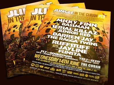 Event Artwork for Jungle in the Cuban 3.