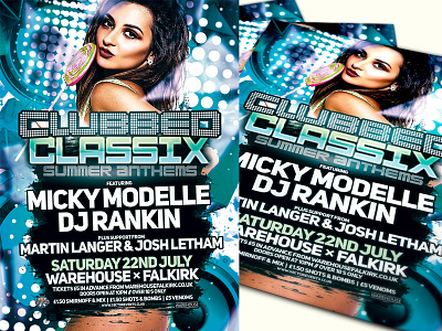 CLUBBED CLASSIX - 4 design designer designing dnb drumnbass eventartwork eventflyers flyers posterdesign