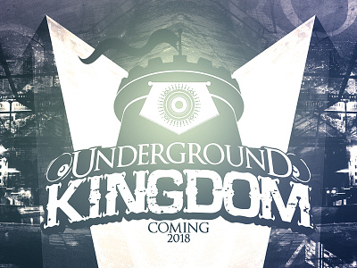 Underground Kingdom logo design artwork clubflyers dnb logo promotion