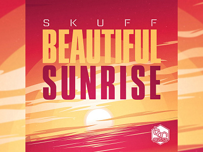 SKUFF: BEAUTIFUL SUNRISE digital art dnb drum n bass illustration music