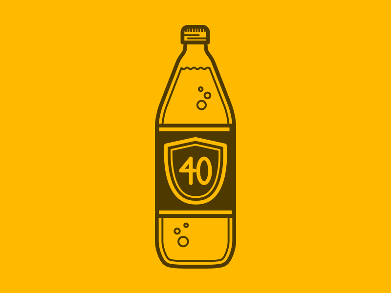 40 Oz By Alex Magee On Dribbble