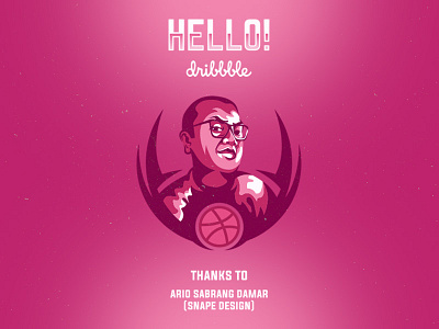 Hello dribbble! branding debuts design dribbble dribbble debuts flat hello dribble icon illustration logo minimal sport sport branding symbol vector