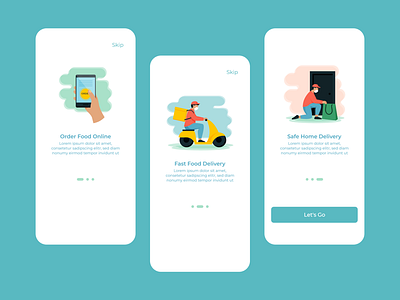 Walk Through Slides design ui ux