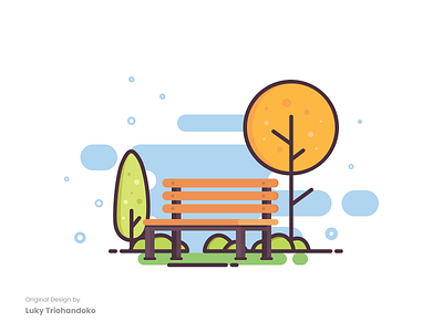 Park Illustration app ui branding design illustration logo ui ui design ui ux ux web
