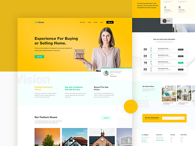 Real Estate Agent Landing Page By Rabi Islam On Dribbble