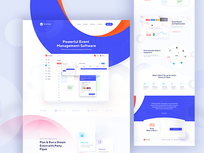 Event Management Saas Landing Page