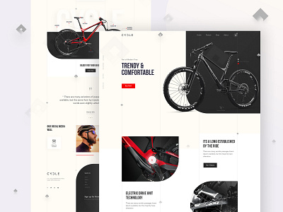 Bicycle Landing Page agency bicycle bicycle days bicycle shop branding ecommerce ecommerce business ecommerce design flat landing page luxery luxurious minimal user experience userinterface ux website