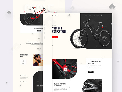 Bicycle Landing Page