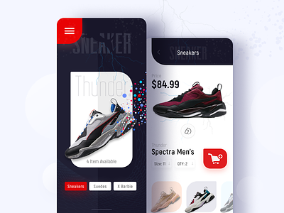 E-commerce App Exploration apps ecommerce iso app minimal app design mobile app design modern app design shoes sneaker sneaker app ui desgin