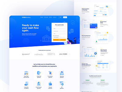 Cloud Banking website design