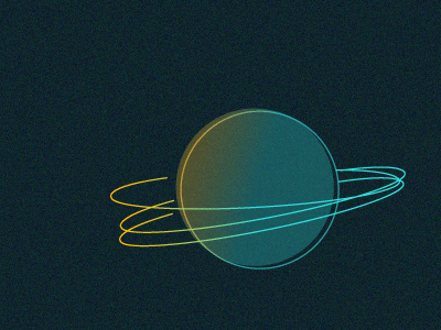 Dancing in the Sunlight gradient rings saturn solar system vector