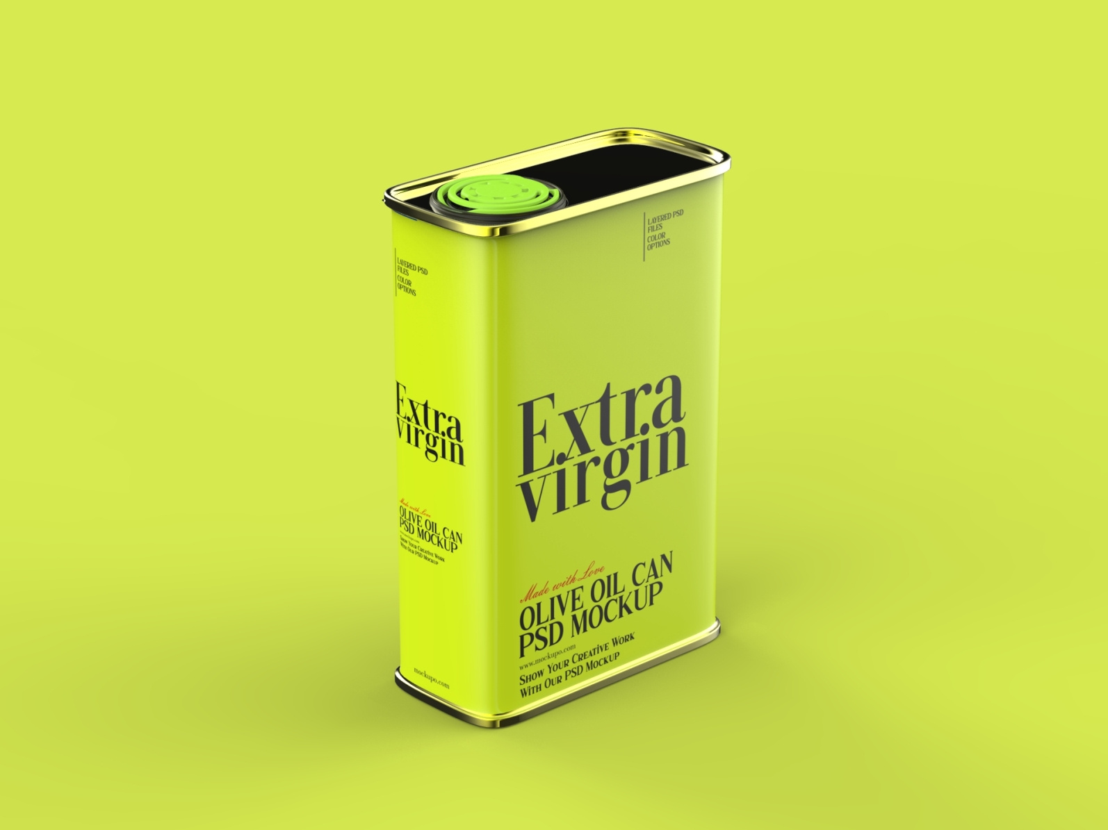 Download Olive Oil Can Mockup By Mockupo On Dribbble PSD Mockup Templates