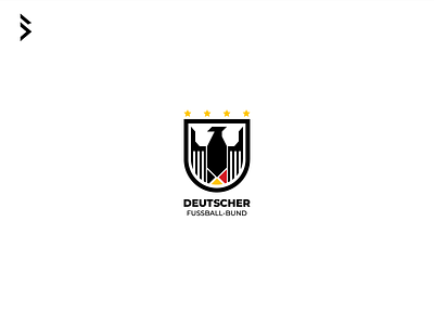 Deutscher Fussball-Bund New logo version 2020 black branding bund clean creative design deutsch dfb eagle football fussball german germany inspiration jersey logo sport worldcup