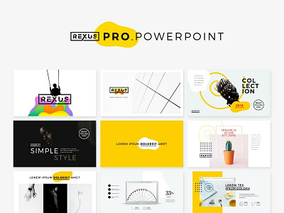 Rexus Pro PowerPoint Template infographic powerpoint inspiration minimalist design powerpoint presentation template