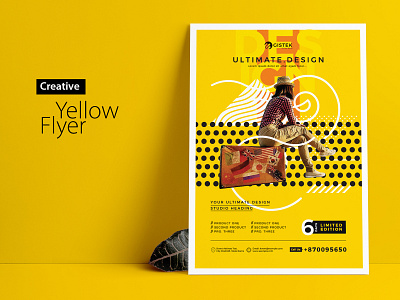 Minimal Yellow Flyer