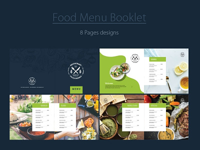 Food Menu Booklet booklet brochure design inspiration food menu menu price book price list restaurant