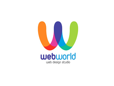 Web World W Letter Logo big w colorful w free logo logo logo inspiration w letter w logo we developer web web logo website world logo www
