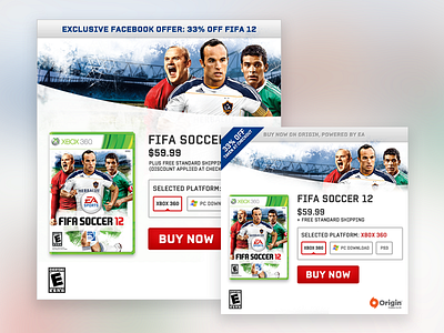 EA FIFA 12 Facebook Shopping App