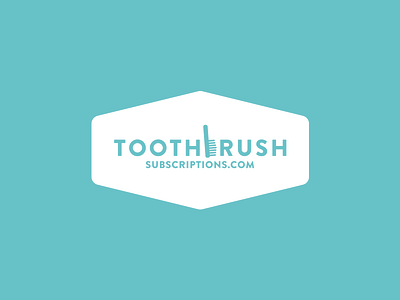 ToothbrushSubscriptions.com brand branding dental identity logo startup teal teeth toothbrush