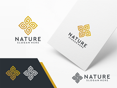Nature Flower Logo Template