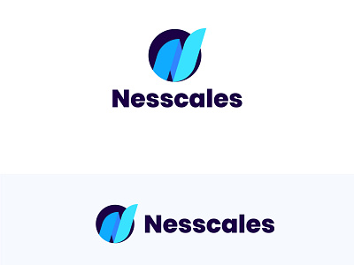 Nesscales branding growth logo icon identity it logo letterlogo logo logo design n letter logo vector