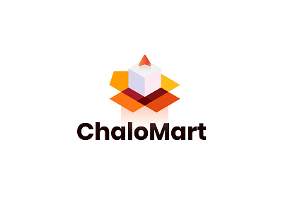 Chalomart box branding growth iconic logo idenity logo logodesign packagedesign packaging
